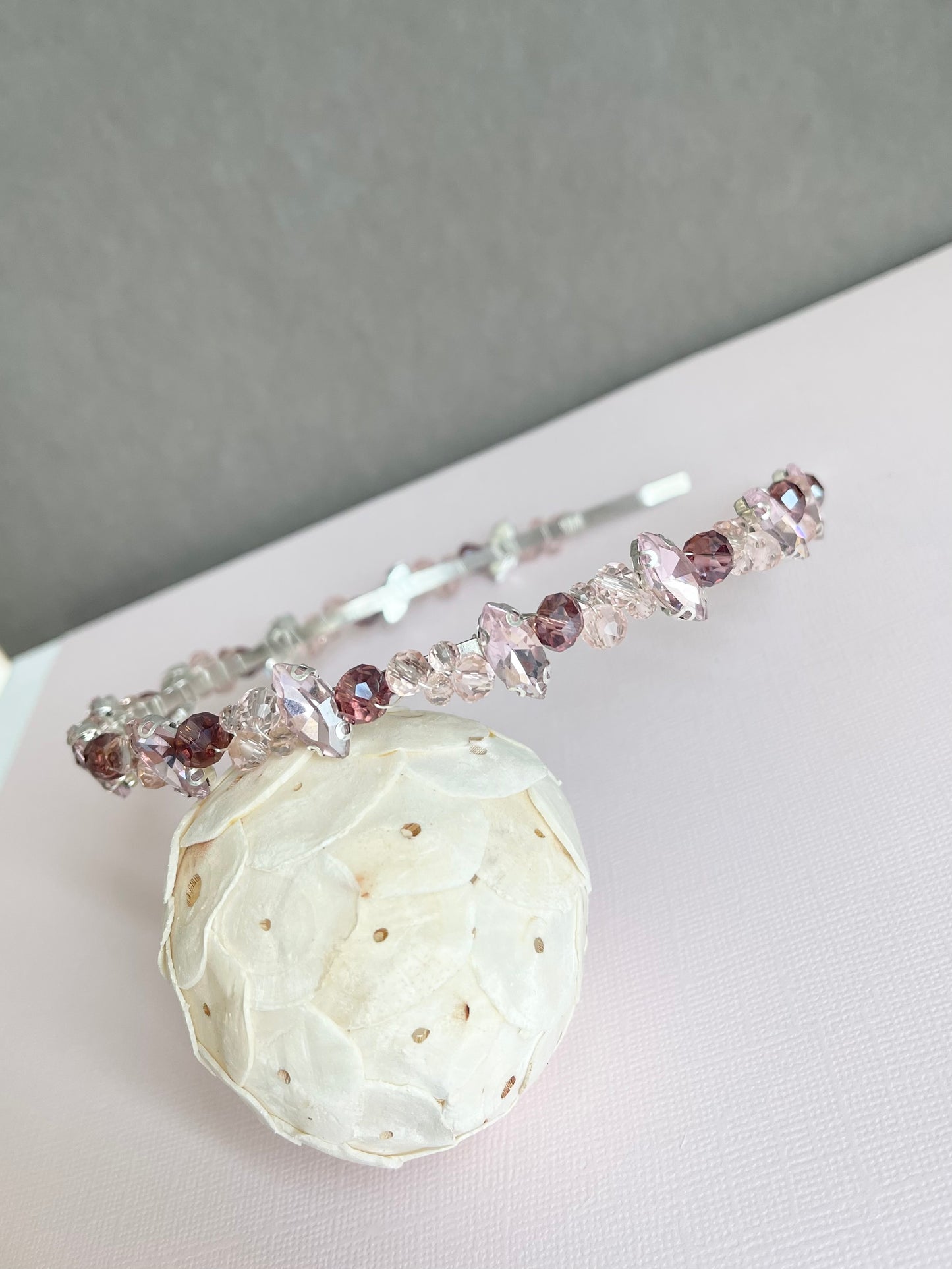 Bridal pink headband