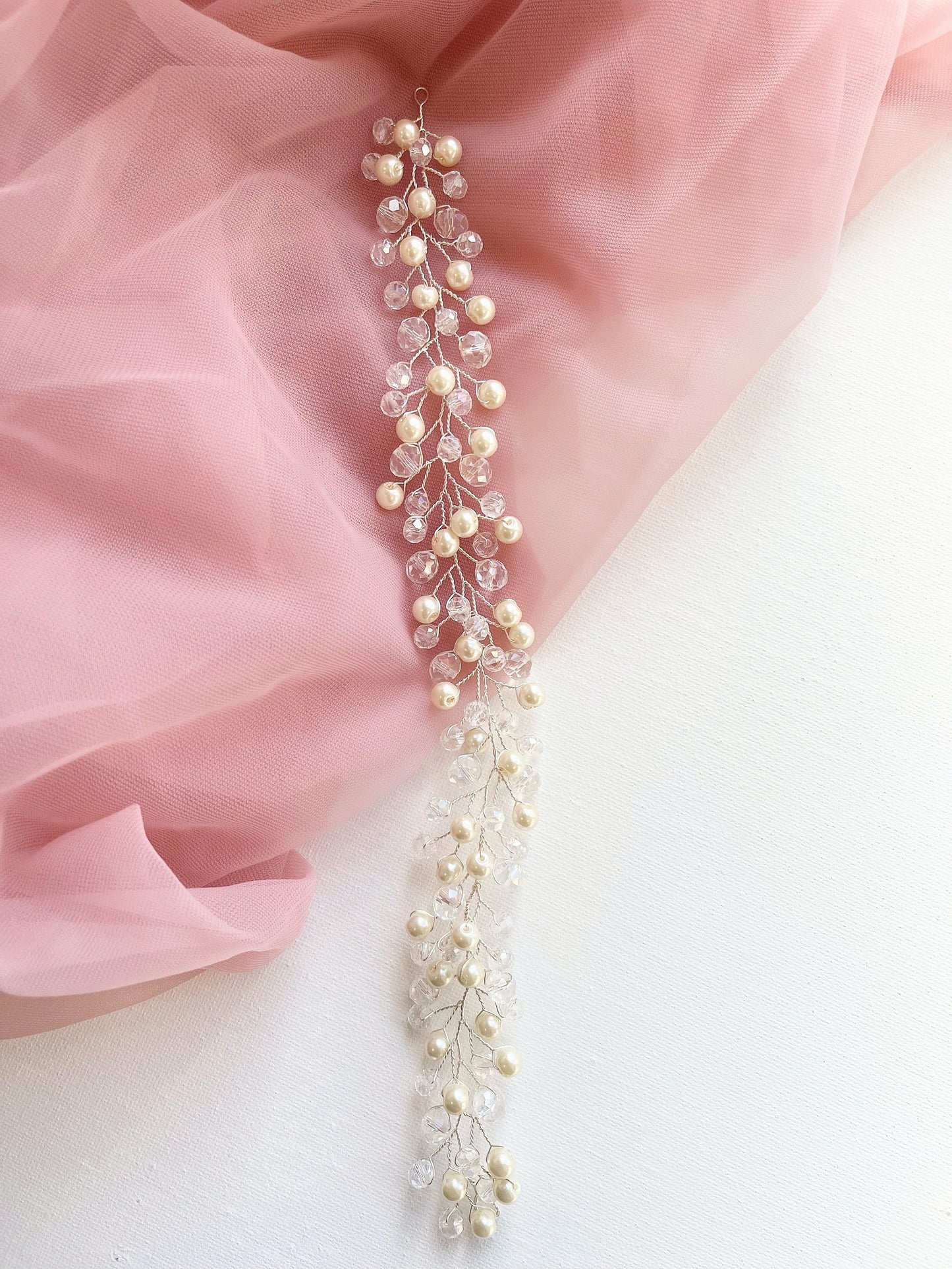 Pearl bridal headpiece