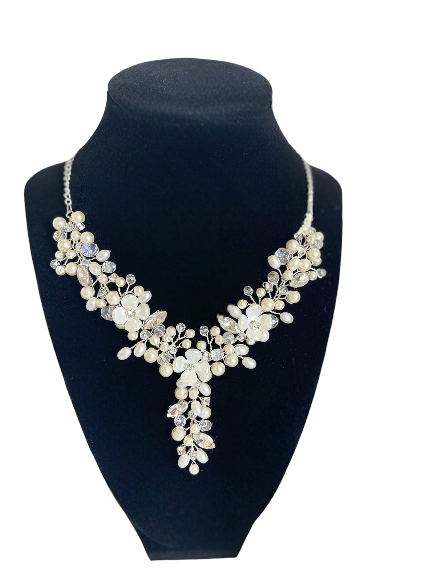 Collier de perles de mariage