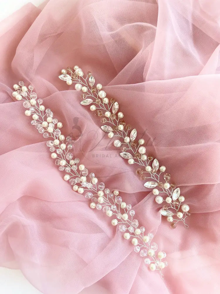 Bridal Pearl And Crystal Headpiece